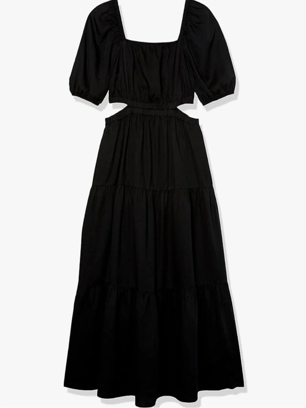 Anaya Square-Neck Cut-Out Tiered Maxi Dress - Picture 6 of 12